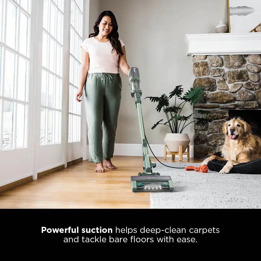 Shark Detect Ultralight Corded Stick Vacuum with Direction Detect and Self-Cleaning Brushroll - HZ752