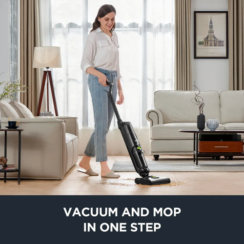Eureka NEW400 Cordless Wet-Dry Hard Floor Cleaner - 2-in-1 Cordless Vacuum Mop, Self-Propelled, Self-Cleaning, Multi-Surface, Sticky Mess Cleaning, Durable Household Vacuum & Floor Care Appliance, DealsForYouDays