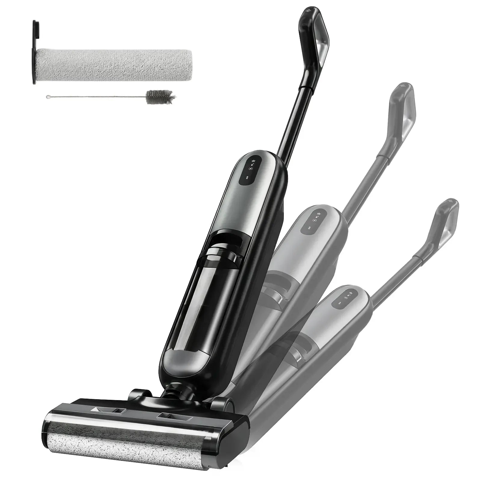 【Deals for You Days】Cordless Wet Dry Vacuum Floor Cleaner, Power Modes for Hardwood & Carpet, Smart Self-Cleaning & Dual Tank System