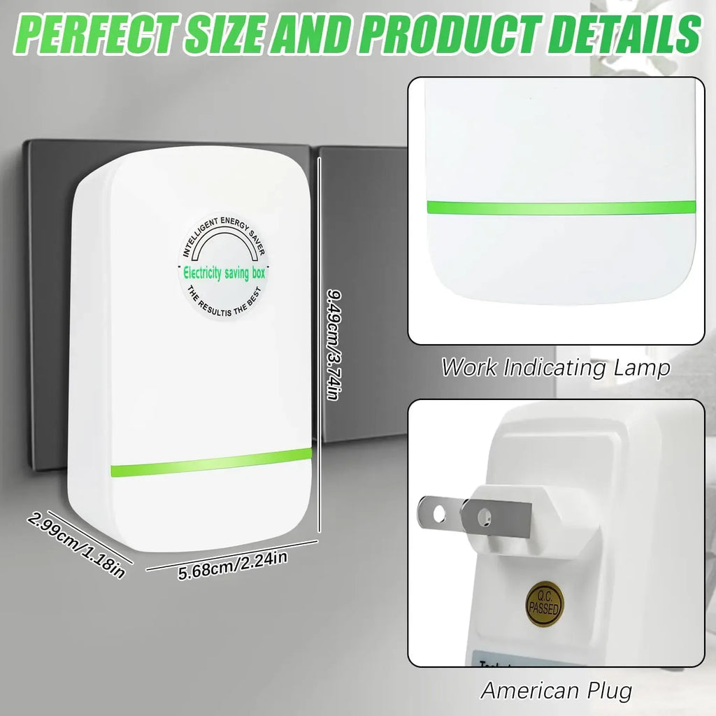 Compact Voltage Stabilizer Adapter for Household & Office – Overcurrent Protection Power Plug